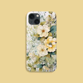 Case-Mate iPhone Case Fleurs jaunes