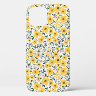 Case-Mate iPhone Case Fleurs jaunes : moderne floral sans soudure.