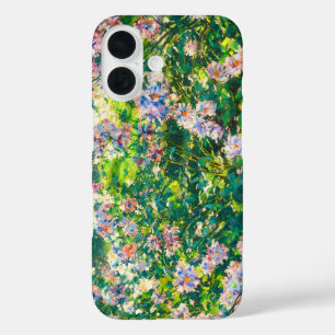 Coque Pour iPhone 16 Fleurs jolies vintages Illustration Fleurs blanche