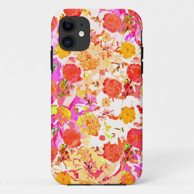 Coques Case-Mate iPhone Fleurs mignonnes motif (Dos)