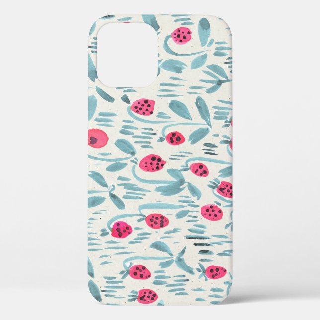 Coques Case-Mate iPhone Fleurs minuscules : Aquarelle transparente (Verso)