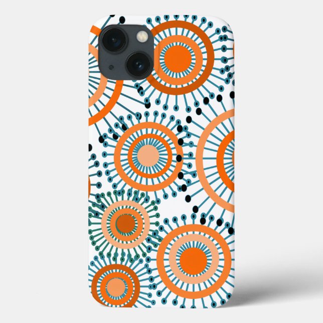 Coques Case-Mate iPhone Fleurs orange (Verso)