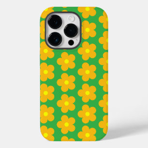 Coque Pour iPhone 14 Pro Fleurs orange pâles