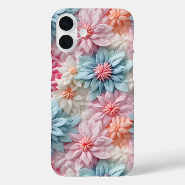 Coques Case-Mate iPhone Fleurs Pastel (Verso)