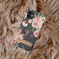 Fleurs Pastel Modernes & Cadeau Personnalisé Kraft