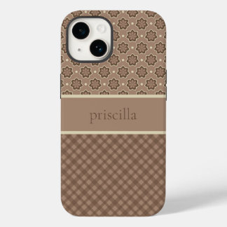 Coque Pour iPhone 14 Fleurs personnalisées et boîtier téléphonique