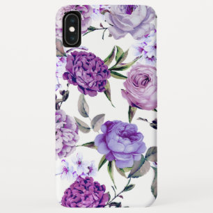 Case-Mate iPhone Case Fleurs pourpres lilas violettes Girly élégantes