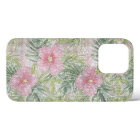 Fleurs roses tropicales