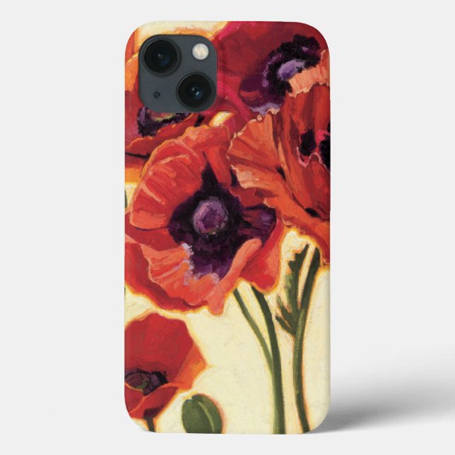 Coques Case-Mate iPhone Fleurs rouges (Verso)