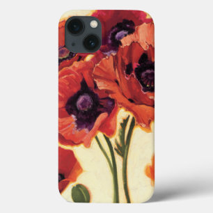 iPhone 13 Coque Fleurs rouges