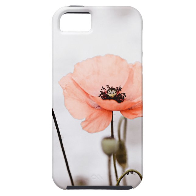 Coques Case-Mate iPhone Fleurs rouges de pavot (Dos)