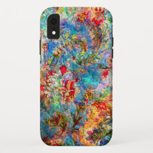 Case-Mate iPhone Case Fleurs rustiques colorées Motif 2