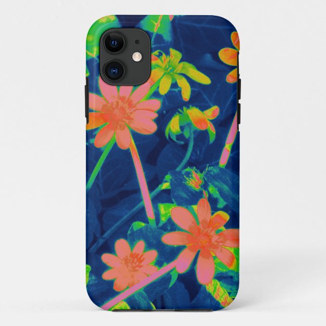 Coques Case-Mate iPhone Fleurs sauvages Abstraites (Dos)