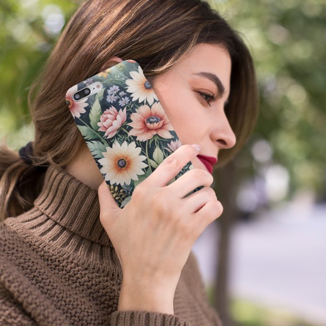 Coques Case-Mate iPhone Fleurs sauvages Aquarelle Papier peint Floral Abst (Créateur téléchargé)