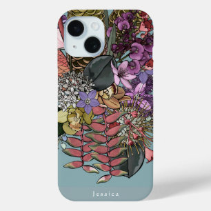 Coque Pour iPhone 15 Fleurs sauvages d'été Vintage australien