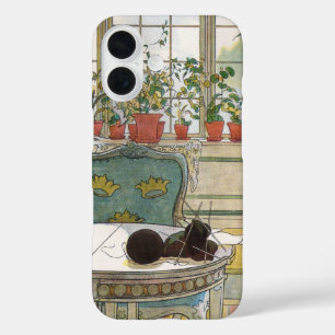 Coques iPhone 16 Fleurs sur le rebord de la fenêtre de Carl Larsson
