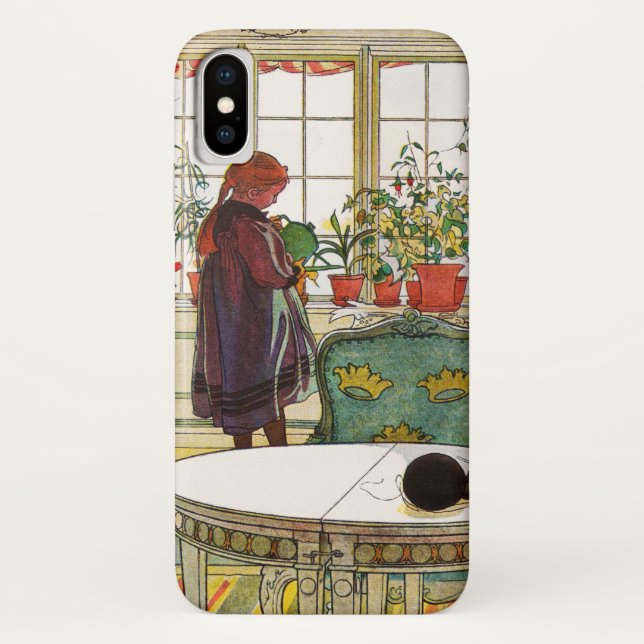 Coques Case-Mate iPhone Fleurs sur le rebord de la fenêtre par Carl Larsso (Dos)