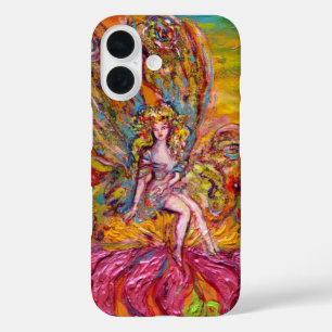 Coques iPhone 16 FLEURS SUR L'Imaginaire ROSE IRIS