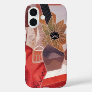 Coques iPhone 16 Fleurs sur une table par Juan Gris, Cubisme vintag