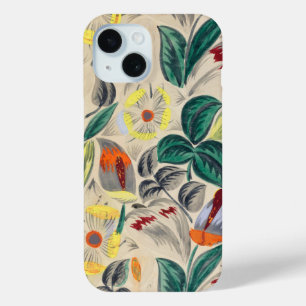 Coque Pour iPhone 15 Fleurs tropicales  