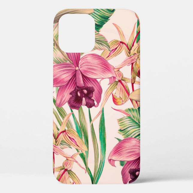 Coques Case-Mate iPhone Fleurs tropicales, fleur d'orchidées, feuilles de  (Verso)