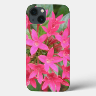 Etui iPhone 13 Fleurs tropicales rose vif iPad Mini Case