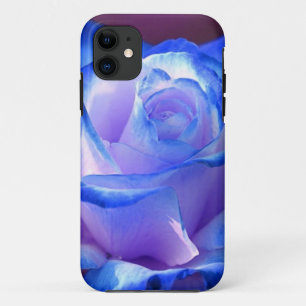 Coques Pour iPhone fleurs vignes pétales fleurs roses fleurs bleu amo