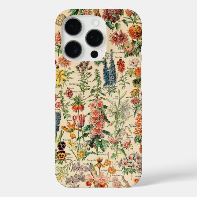 Coques Case-Mate iPhone Fleurs vintages (Verso)
