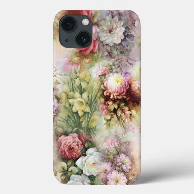 Coques Case-Mate iPhone Fleurs vintages (Verso)
