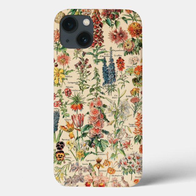 Coques Case-Mate iPhone Fleurs vintages  (Verso)