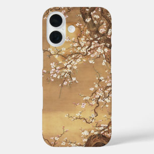 Coque Pour iPhone 16 Fleurs vintages de prunes japonaises au clair de l