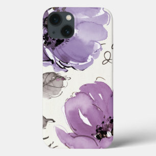 iPhone 13 Case Fleurs violettes