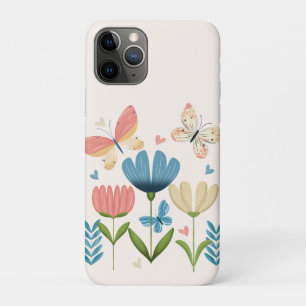 Case-Mate iPhone Case Fleurs Whimsical et papillons