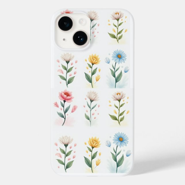 Coques Case-Mate iPhone Fleurs Windy (Verso)