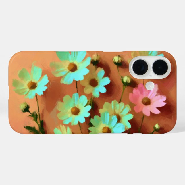Coques Case-Mate iPhone Fleurs Zinnia Elegans (Verso (horizontal))