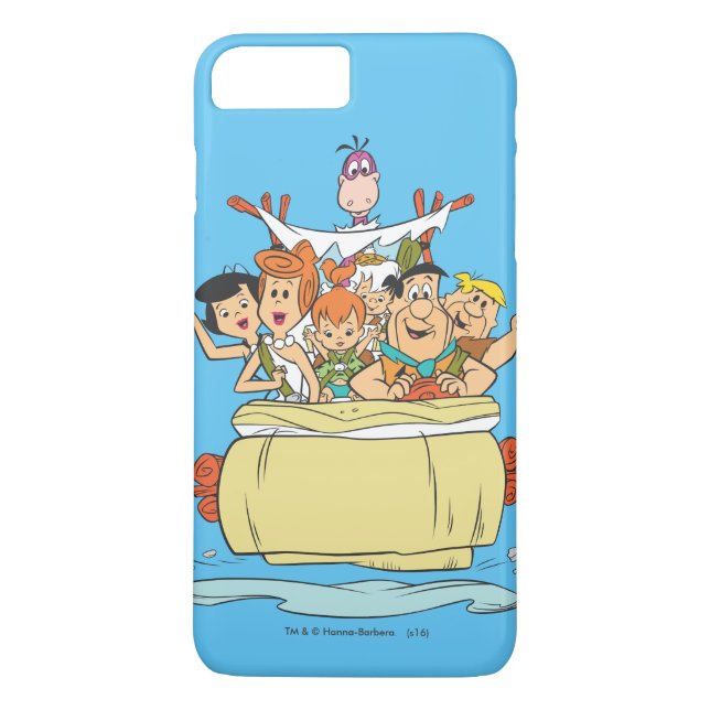 Coques Case-Mate iPhone Flintstones Family Roadtrip (Dos)