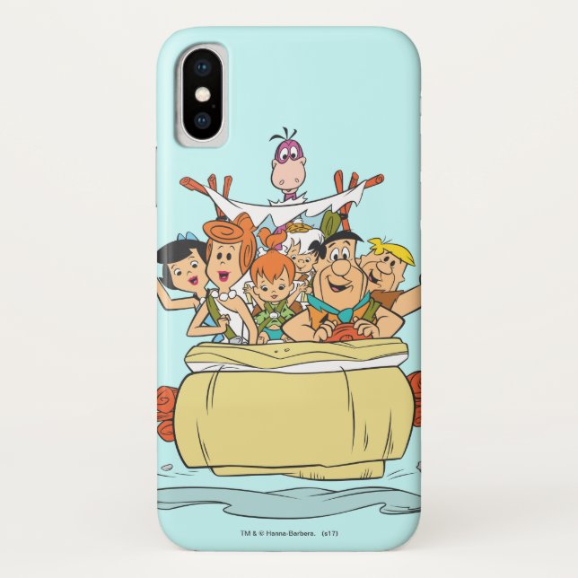Coques Case-Mate iPhone Flintstones Family Roadtrip (Dos)
