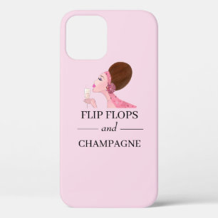 Case-Mate iPhone Case Flip Flops et Champagne