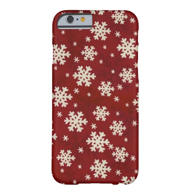 Coques Case-Mate iPhone Flocon de neige de Noël (Dos)