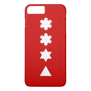 Coque iPhone 8 Plus/7 Plus Flocons de neige de Koch