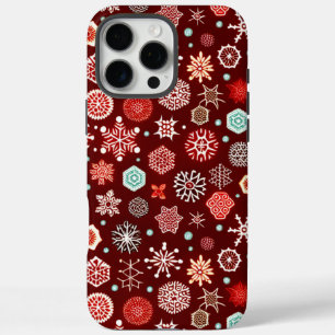 Coques iPhone 16 Pro Max Flocons de neige sur la Bourgogne