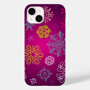 Coque Pour iPhone 14 Flocons Fantaisistes Merveilleux Hiver