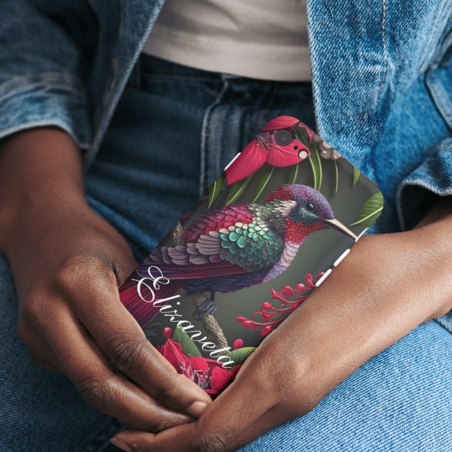 Coques Case-Mate iPhone Flora Nom de l'oiseau personnalisé (Créateur téléchargé)