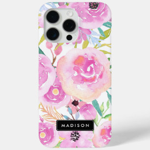 Coque iPhone 15 Pro Max Floraison d'aquarelles de printemps