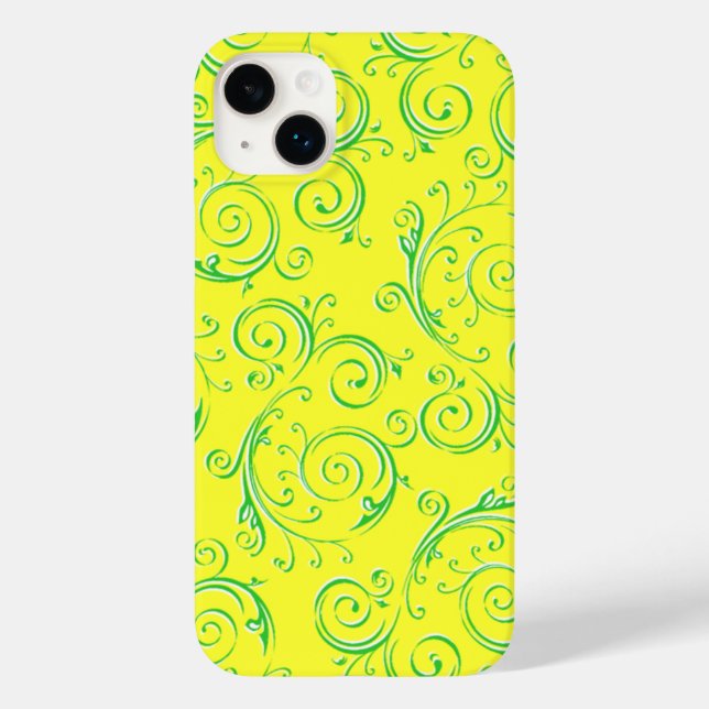 Coques Case-Mate iPhone Floraison en spirale (Verso)