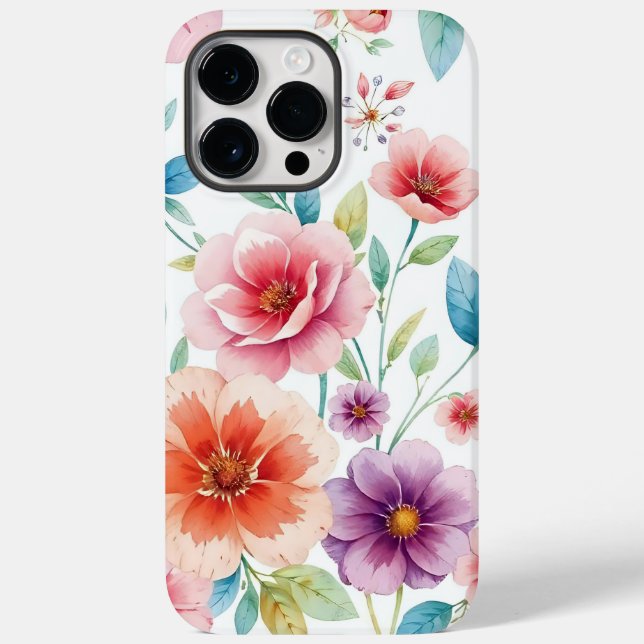 Coques Case-Mate iPhone floral  (Verso)