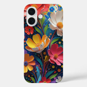 Coque Pour iPhone 16 Floral