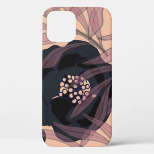Case-Mate iPhone Case Floral abstract elegance, artistic background.