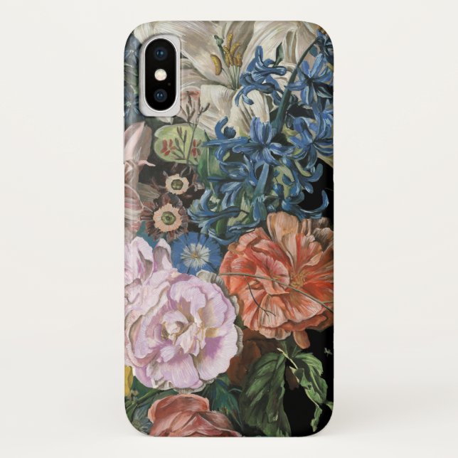 Coques Case-Mate iPhone Floral baroque - Bouquet (Dos)