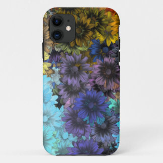 Case-Mate iPhone Case Floral bleu et marron